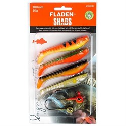 Fladen Shads packet 10 cm/10 g - Orange