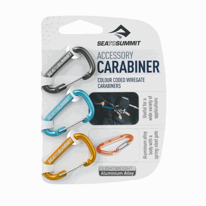 Sea to Summit Accessory Carabiner Set 3pcs Mixed