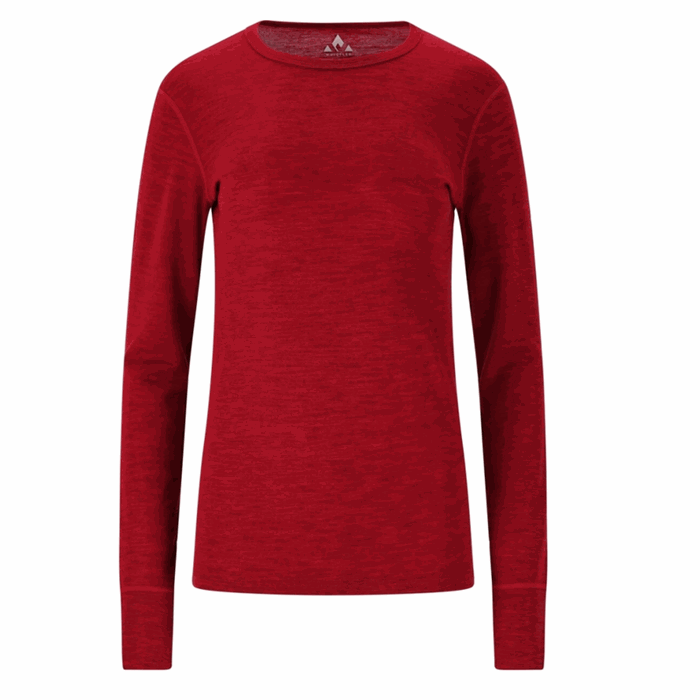 Whistler Cerro Merino Uld Top Dame - Sun-Dried Tomato