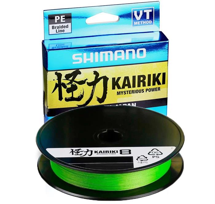 Shimano Kairiki 8 300 Meter 0,16 mm/ 10,3 kg - Mantis Green