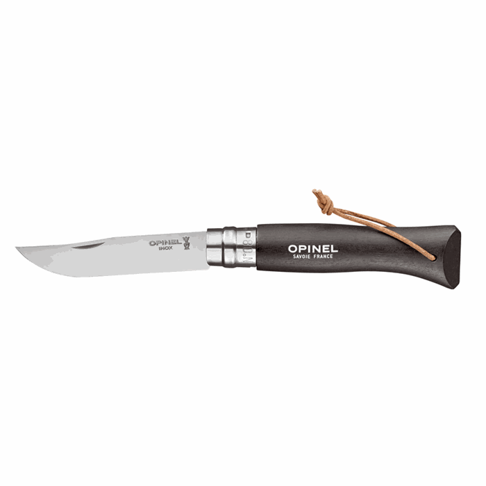 Opinal N08 Classic foldekniv - Black brown